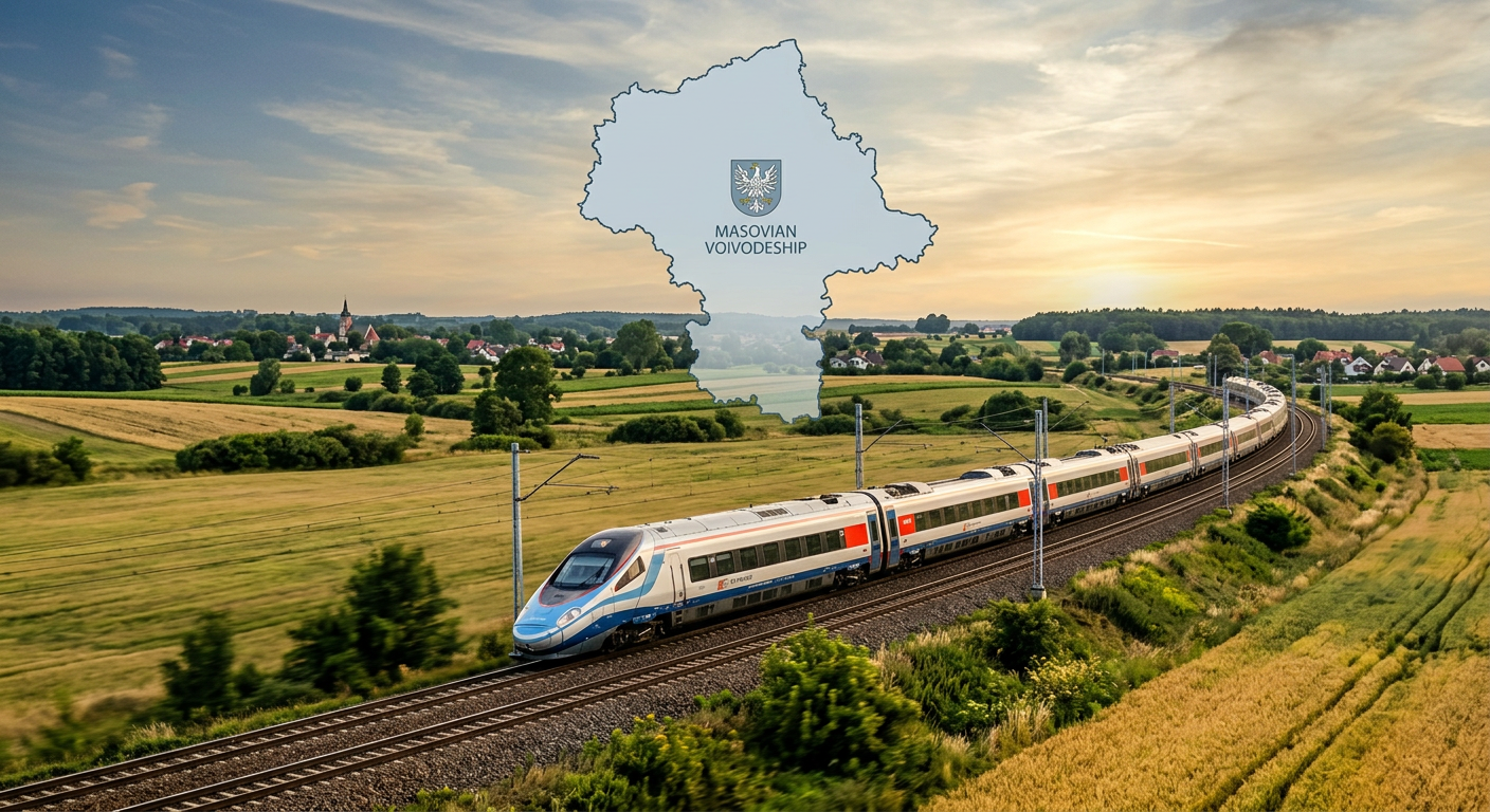 Budowa linii kolejowej do CPK. Nowe konsultacje na Mazowszu