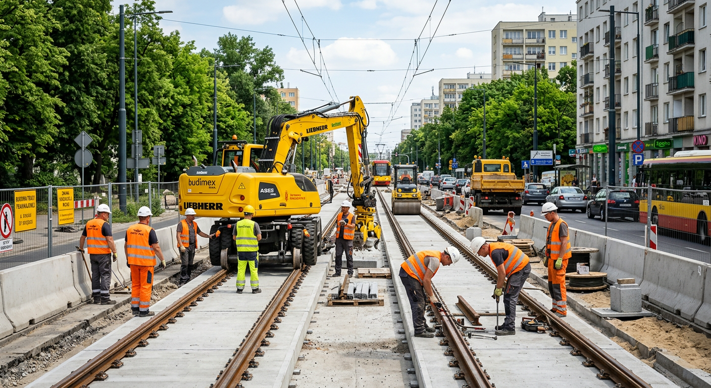 Budowa linii tramwajowej do Wilanowa: Zmiany i postępy prac