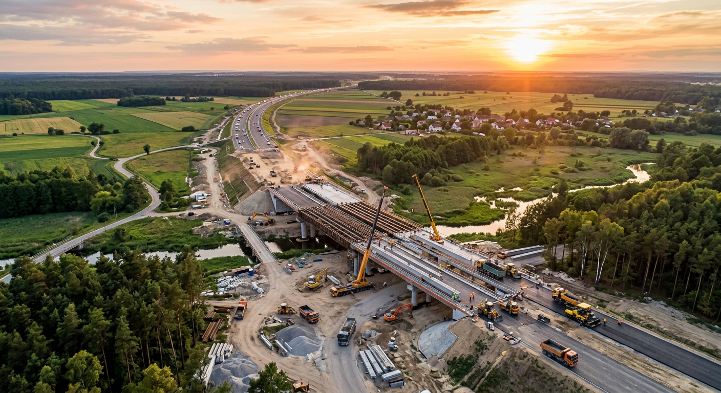 Budowa trasy S7 na Mazowszu: Kluczowy odcinek z terminem ukończenia