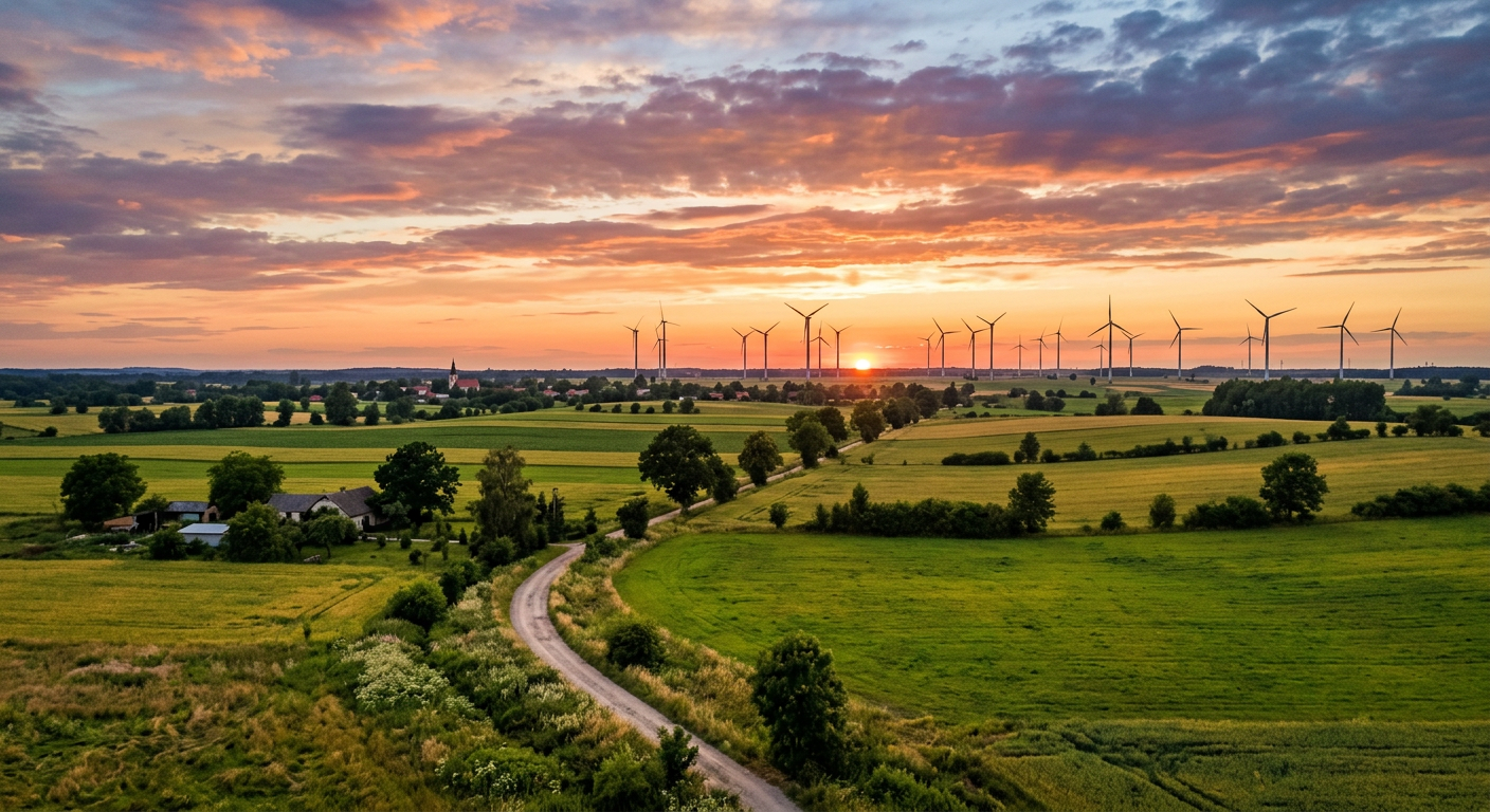 Mazowsze liderem inwestycji w OZE. Nowe farmy wiatrowe pod Płockiem
