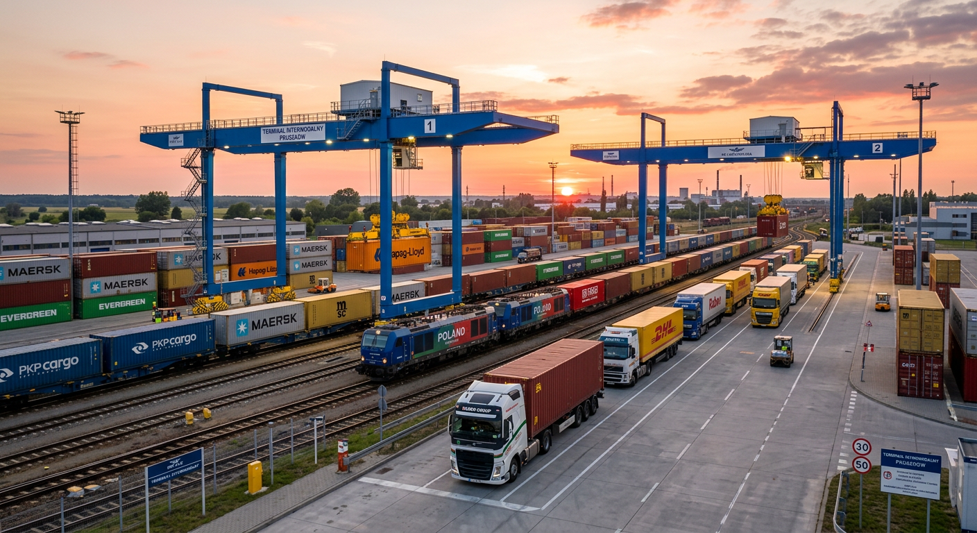 Nowoczesny terminal intermodalny w Pruszkowie. Rewolucja w logistyce
