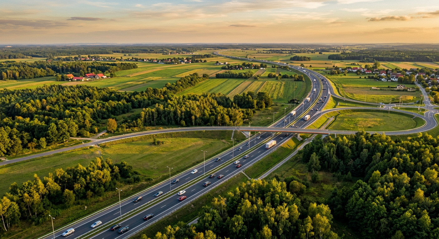 Nowy odcinek autostrady A2 na Mazowszu już otwarty dla kierowców