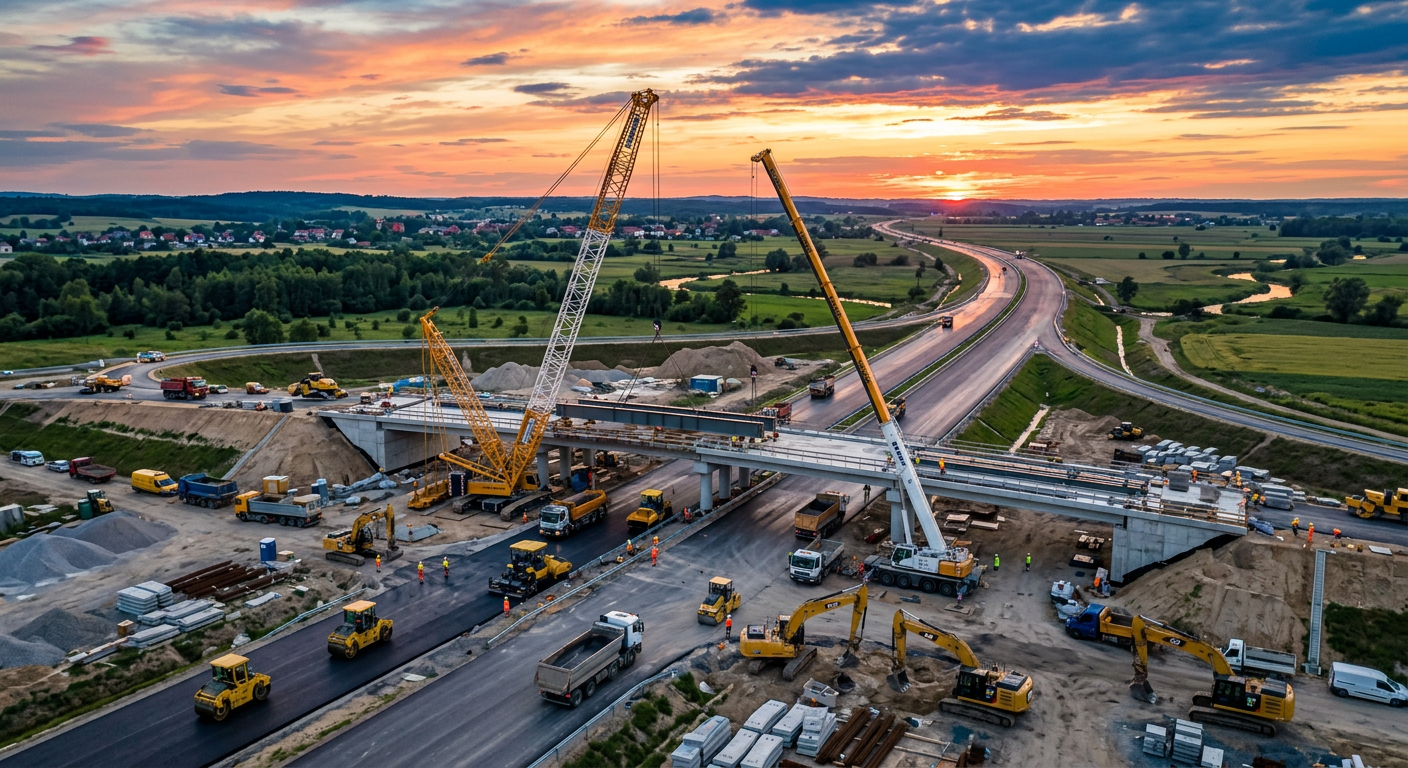 Top 5 inwestycji drogowych na Mazowszu w 2024 roku