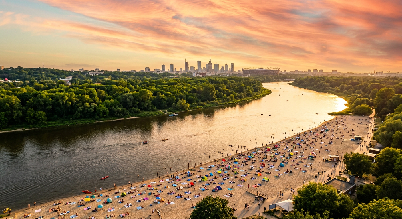 Top 5 najpiękniejszych plaż nad Wisłą na Mazowszu w 2024