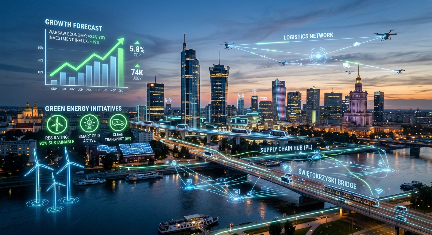 Top 5 najszybciej rozwijających się branż na Mazowszu w 2024 roku