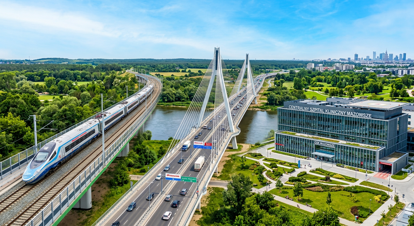 Top 5 najważniejszych inwestycji na Mazowszu w 2024 roku