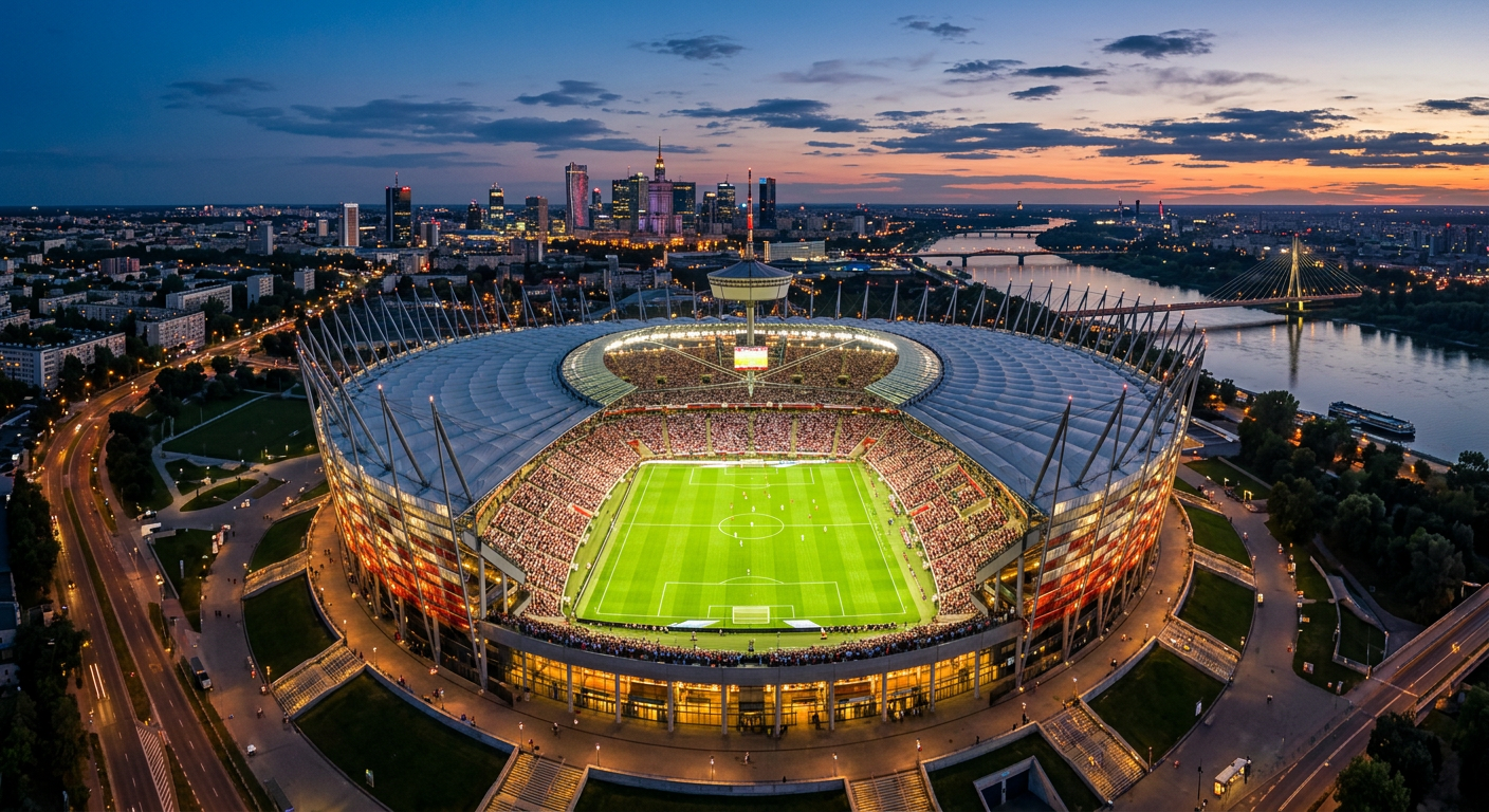 Top 5 stadionów piłkarskich na Mazowszu – gdzie warto pójść?